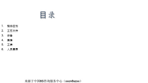 {5S6S现场管理}5S图例集简化版PPT45页