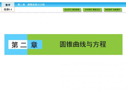 (人教版)高中数学选修1-1课件：第2章 圆锥曲线与方程2.1.1