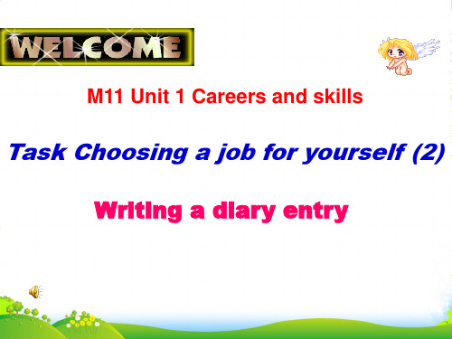 高中英语 Unit1《Careers and skills》Task课件1 牛津译林选修11