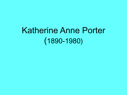 Katherine anne_porter
