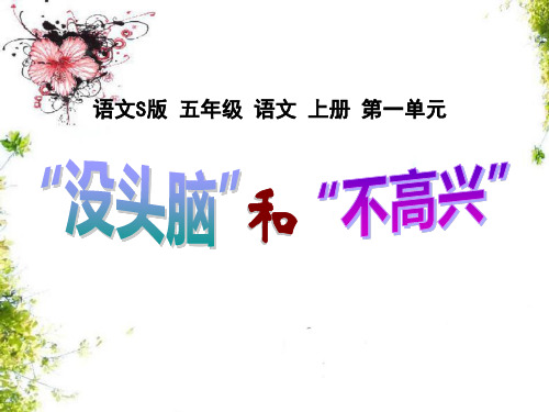 “没头脑”和“不高兴” 优秀ppt课件