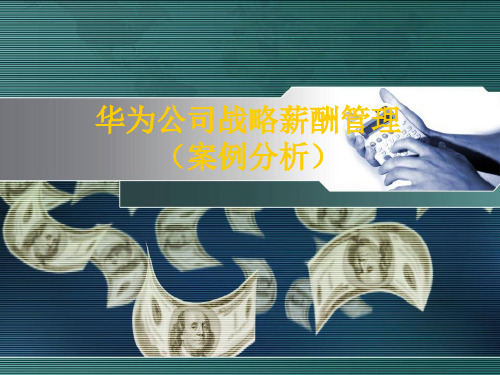 某公司战略薪酬管理案例分析