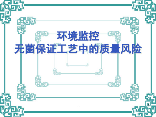 环境质量风险分析PPT课件