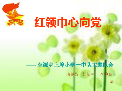 《祖国发展我成长》中队活动课件