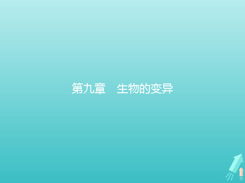 2021年高考生物复习第九章生物的变异课件.pptx
