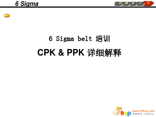 6Sigma培训-CPK&PPK 详细解释