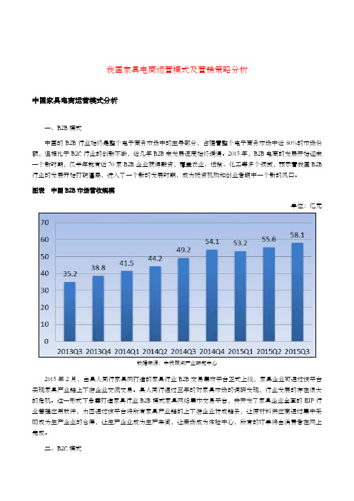 我国家具电商运营模式及营销策略分析