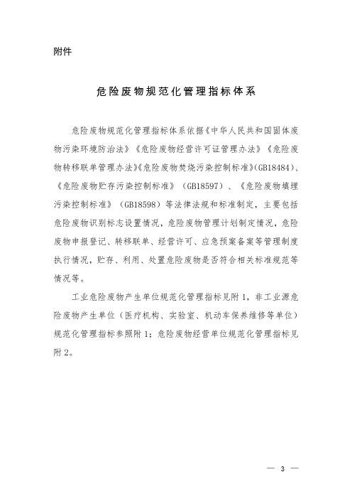2---危险废物规范化管理指标体系2015(考核评分表)_产废单位版