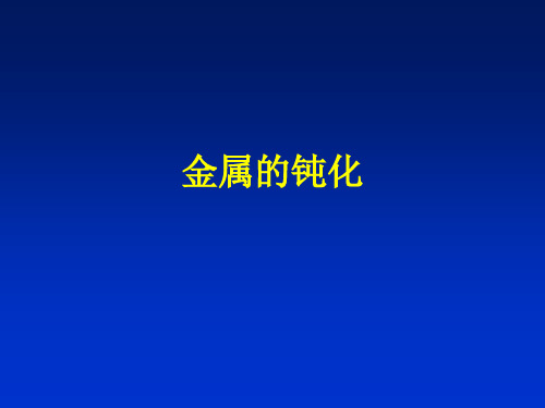 腐蚀与防护-第六章 金属的钝化