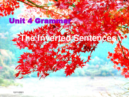 高中英语unit4makingthenewsperiod3grammar英语