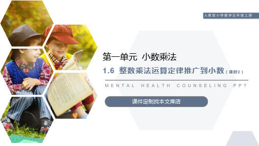 《整数乘法运算定律推广到小数》人教版小学数学五年级上册PPT课件(第1.6.2课时)
