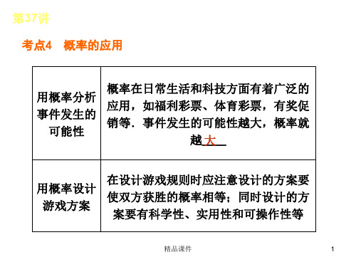 【精品教学课件】2020(新增5页)教版中考数学复习解题指导：第37讲 概率_6-10