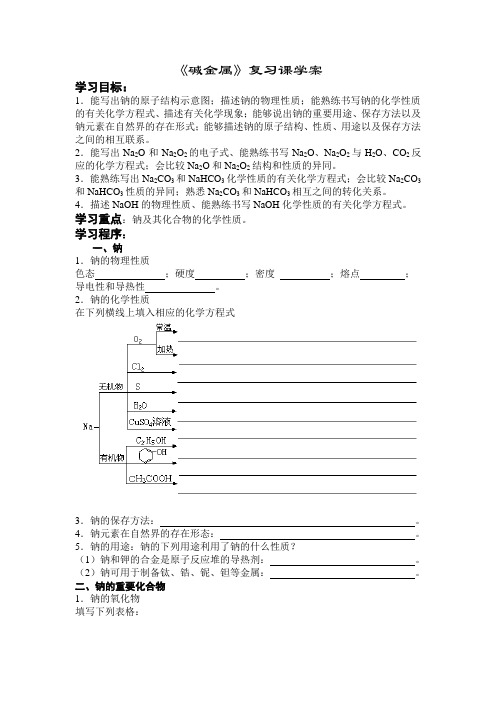 《碱金属》复习课学案.doc