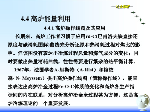 高炉操作线图及其应用