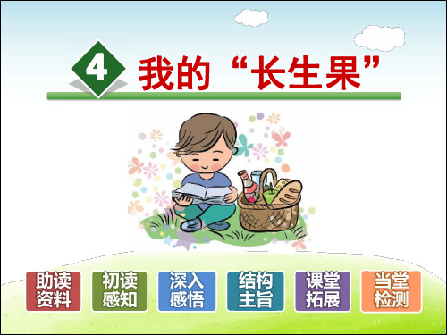 人教部编版五年级语文上册每课详解：第1单元第4课 我的“长生果”