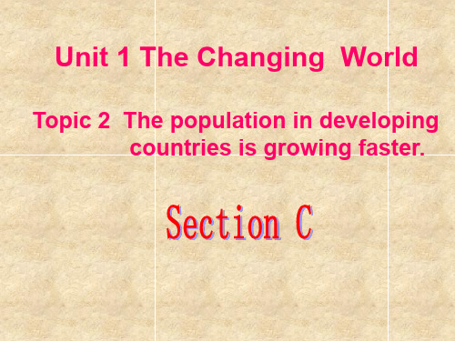 精选最新 仁爱版九年级英语上册 Unit 1 Topic 2 Section C 课件(共23张PPT)