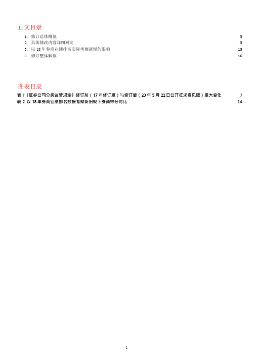 券商分类评级指标修改(征求意见)解析