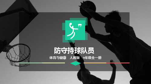 篮球《防守持球队员》课件