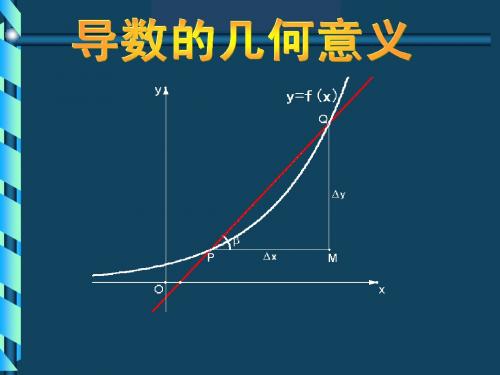 选修2-2《1.1.3导数的几何意义》课件3