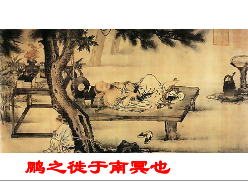 鹏之徙于南冥也 ppt课件