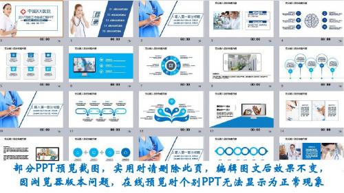 医院工作总结——医生护士护理总结汇报动态PPT模板【精品】