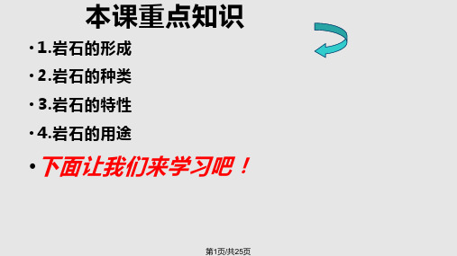 岩石的形成PPT课件