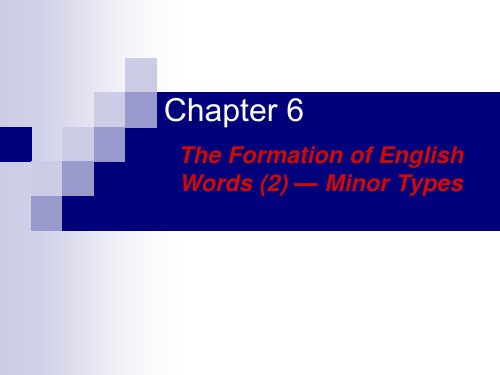 英语词汇学6-2012.8.
