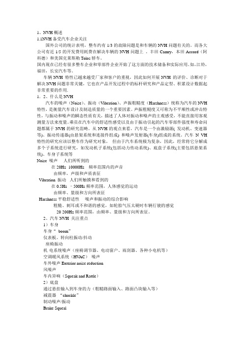 汽车噪声