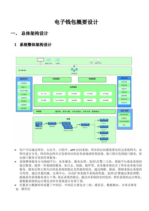 电子钱包概要设计