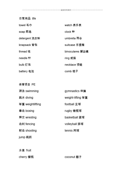 你说我猜英语单词1精编版