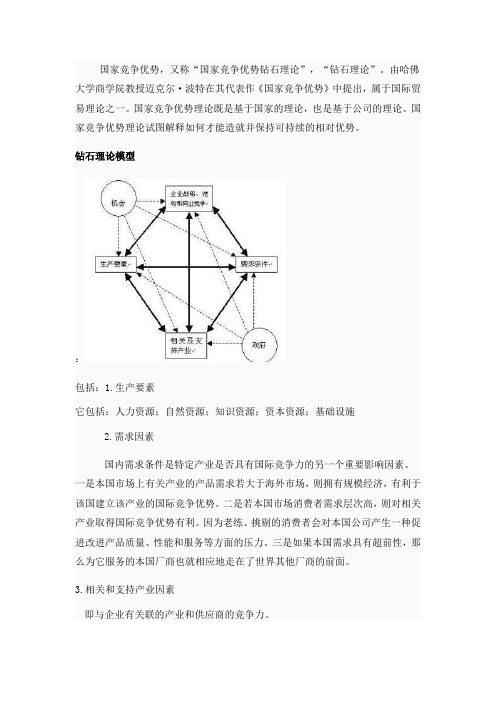 国家竞争优势理论