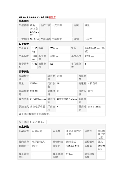 威驰款iAT