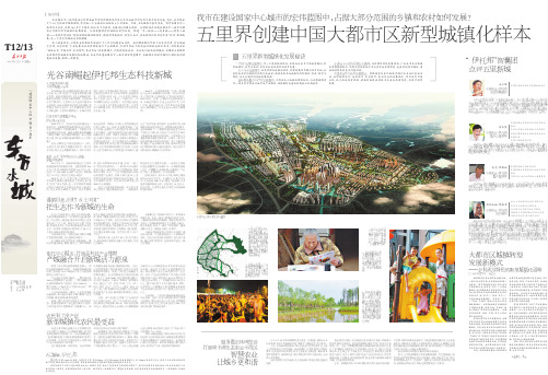 T1213 五里界新型城镇化发展秘诀 “伊托邦”智囊团 光谷南 …