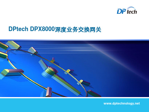 迪普科技DPtech_DPX8000深度业务交换网关主打胶片-2012.8.3