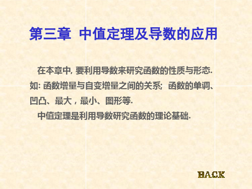 同济七版NUAA高数课件  第三章 中值定理及导数的应用 第一节  微分中值定理