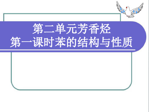 苏教化学选修 有机化学基础专题3第二单元 芳香烃第一课时(共27张PPT)