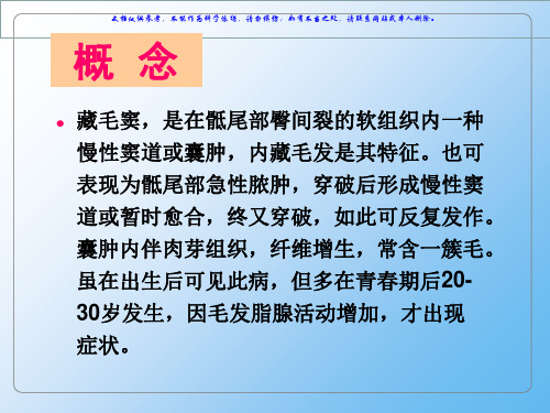 藏毛窦护理业务查房课件