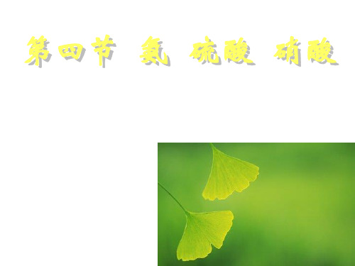 氨的性质PPT教学课件