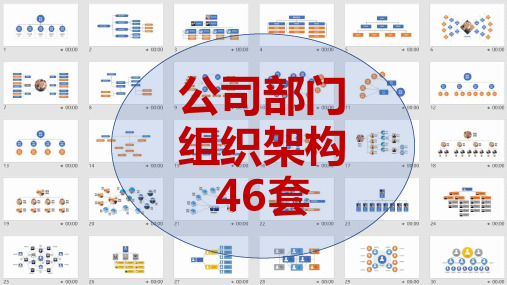 公司部门组织架构46套