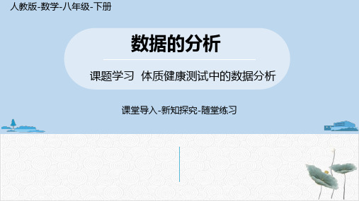 人教版《体质健康测试中的数据分析》PPT课件