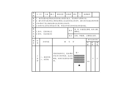 新人教版五至六年级体育下册《体操球类运动  4.技巧  3.脚蹬墙手倒立》公开课教案_8