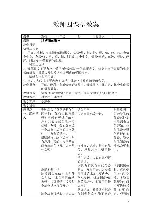 13夜莺的歌声