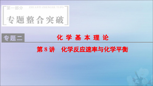 第8讲化学反应速率与化学平衡课件