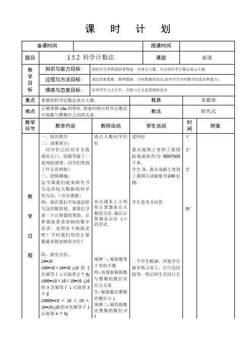 科学计数法