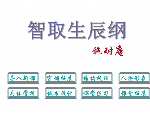 九年级语文智取生辰纲3