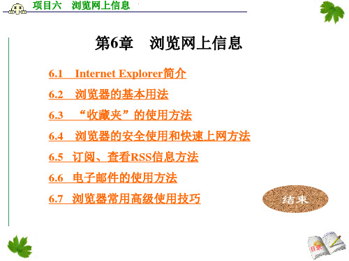 《浏览网上信息》PPT课件