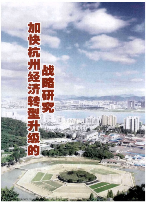 加快杭州经济转型升级的战略研究