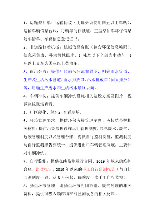 绿色标杆企业档案明细
