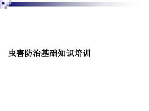 虫害培训课件123
