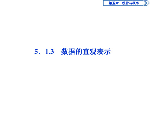 3 5.1.3 数据的直观表示新教材教师用书(含2019新题)